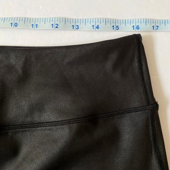 Bare Necessities Leggings Womens XXL Black Faux Leather High Waist NWOT - Picture 11 of 14
